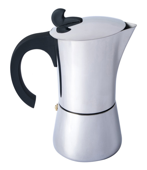 BasicNature Espresso Maker 'Edelstahl' - 9 Tassen