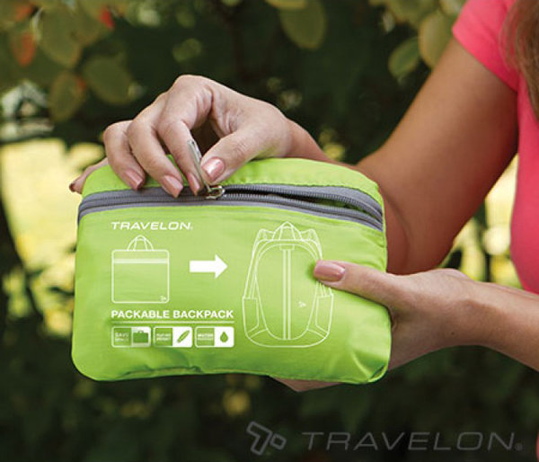 Travelon Daypack 'Packable' - 18 L grün