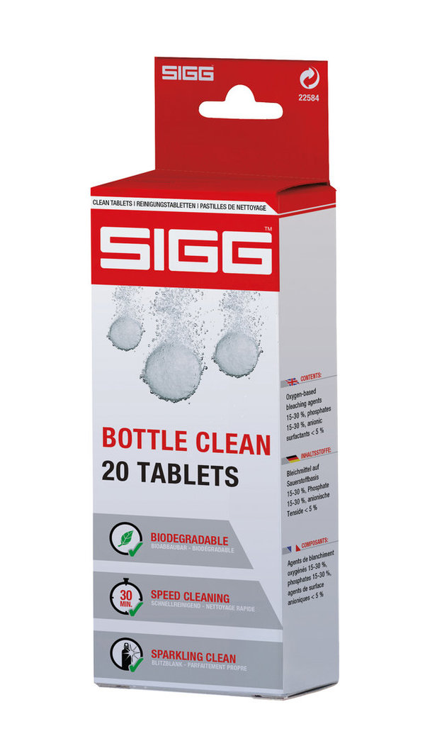 SIGG 'Bottle Clean' - 20 Tabletten